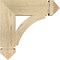 Ekena Millwork Thorton Arts & Crafts Rough Sawn Bracket, Douglas Fir, 4"W x 16"D x 16"H BKT04X16X16THR03RDF - alternate 4